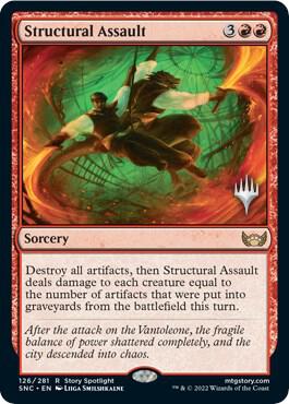 Structural Assault (126) [Streets of New Capenna Promos]