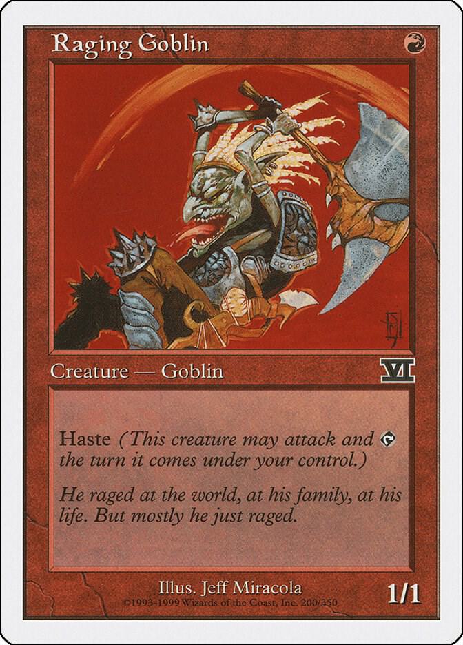 Raging Goblin (200) [Classic Sixth Edition]