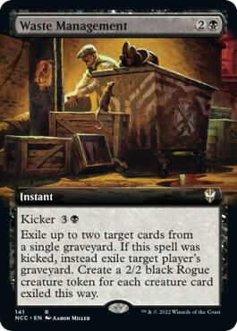 Waste Management (Extended Art) (141) [New Capenna Commander] [Extended Art]