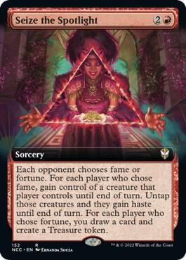 Seize the Spotlight (Extended Art) (152) [New Capenna Commander] [Extended Art]