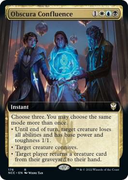 Obscura Confluence (Extended Art) (176) [New Capenna Commander] [Extended Art]
