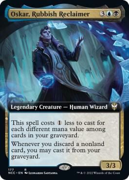 Oskar, Rubbish Reclaimer (Extended Art) (177) [New Capenna Commander] [Extended Art]