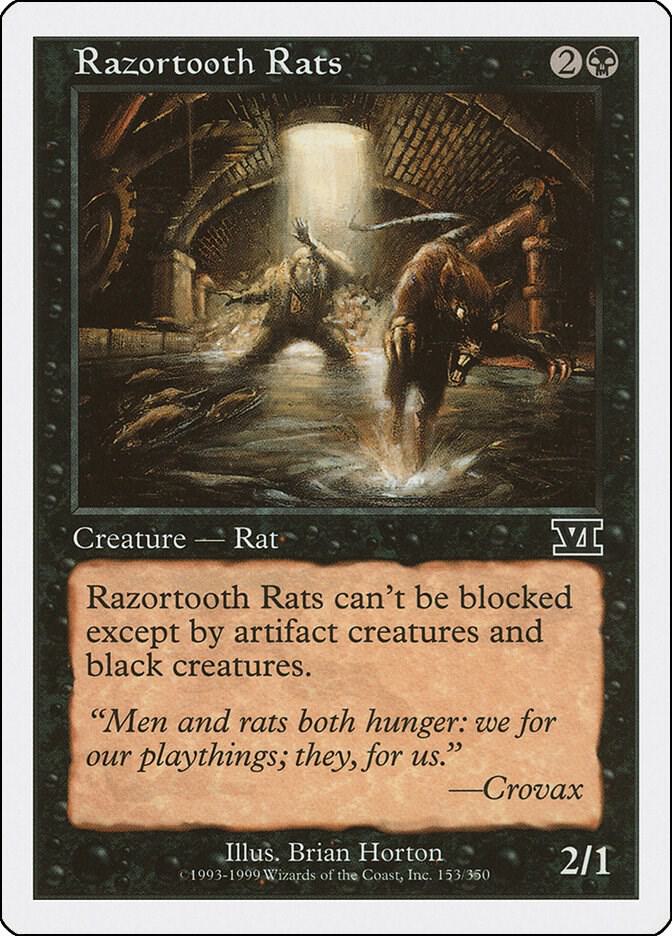 Razortooth Rats (153) [Classic Sixth Edition]