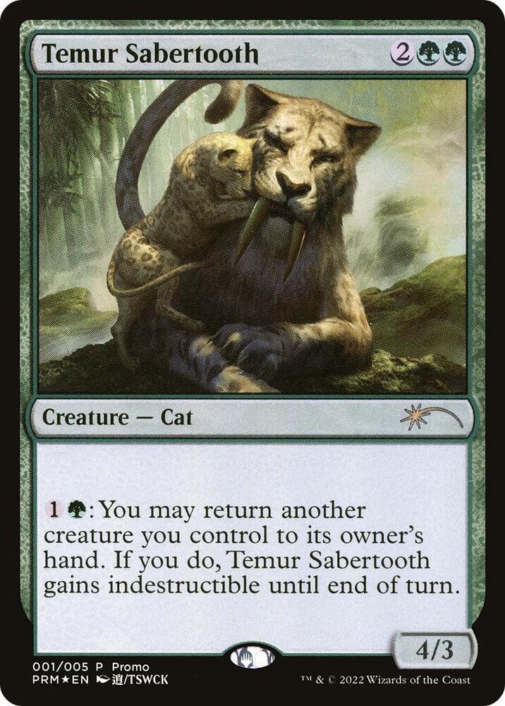 Temur Sabertooth (1) [Unique and Miscellaneous Promos]