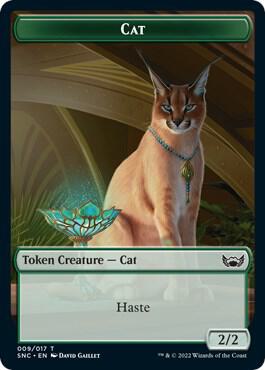 Cat // Citizen Double-Sided Token (9 // 12) [Streets of New Capenna]