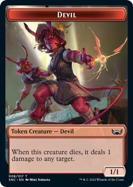 Devil // Copy Double-Sided Token (8 // 1) [Streets of New Capenna]