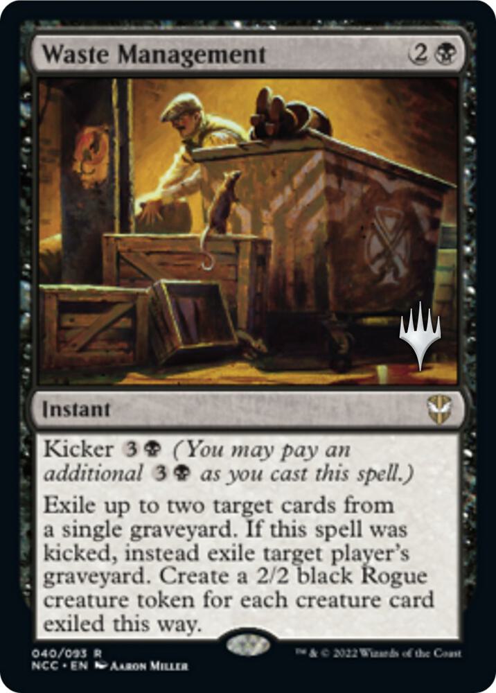 Waste Management (40) [Streets of New Capenna Promos]
