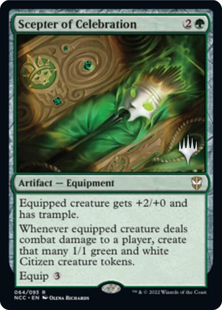 Scepter of Celebration (64) [Streets of New Capenna Promos]