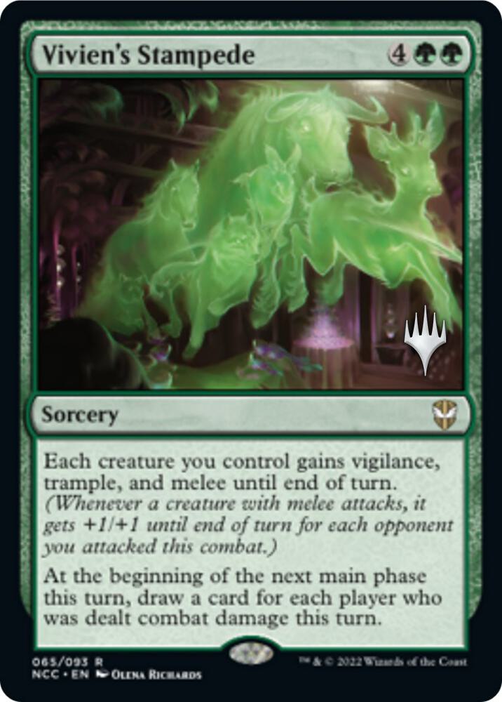 Vivien's Stampede (65) [Streets of New Capenna Promos]