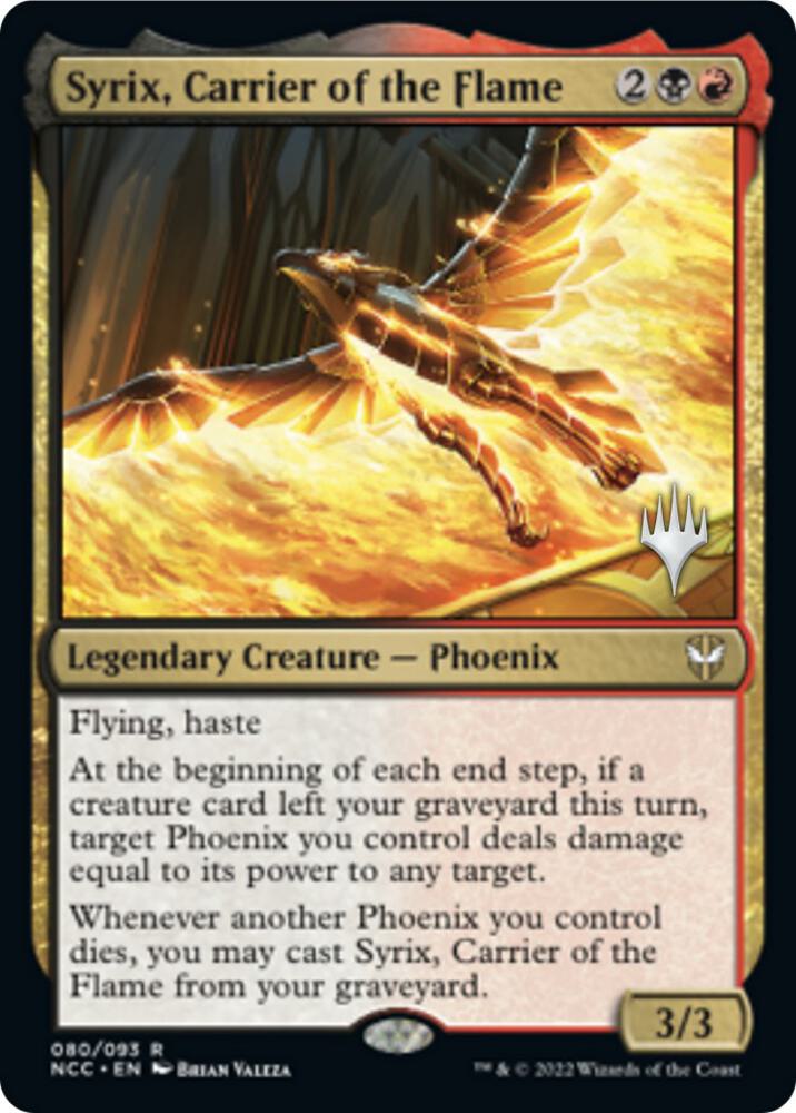 Syrix, Carrier of the Flame (80) [Streets of New Capenna Promos]
