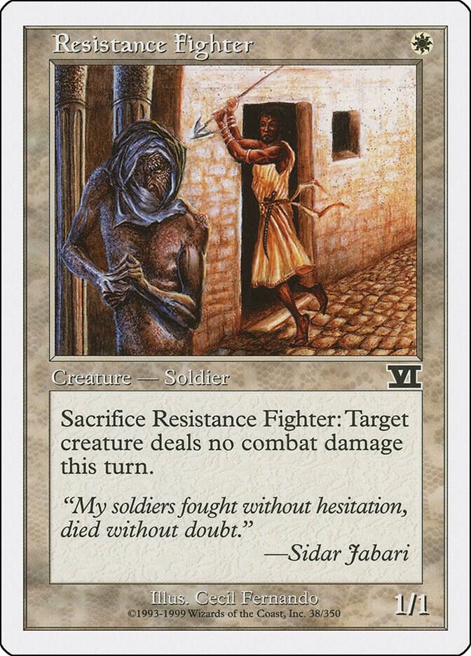Resistance Fighter (38) [Classic Sixth Edition]