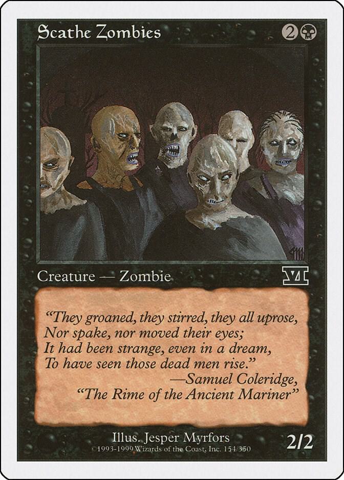 Scathe Zombies (154) [Classic Sixth Edition]