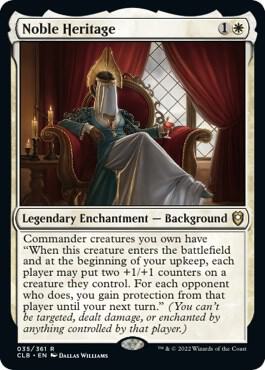 Noble Heritage (35) [Commander Legends: Battle for Baldur's Gate]