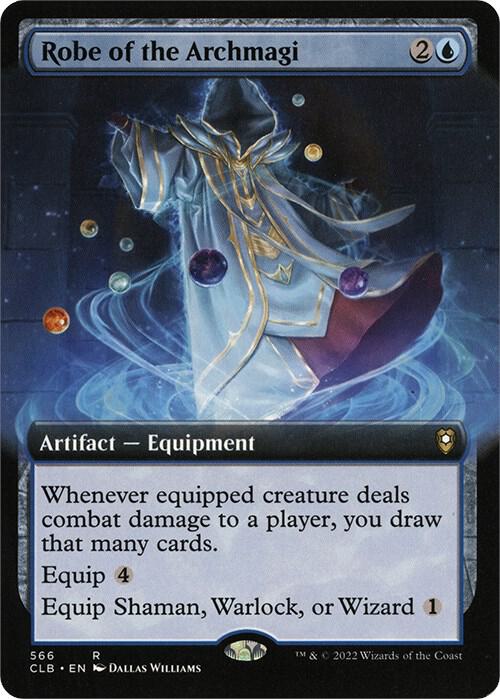 Robe of the Archmagi (Extended Art) (566) [Commander Legends: Battle for Baldur's Gate] [Extended Art]
