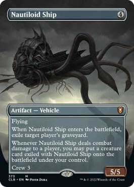 Nautiloid Ship (Borderless) (373) [Commander Legends: Battle for Baldur's Gate] [Borderless]