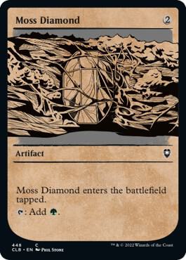 Moss Diamond (Showcase) (448) [Commander Legends: Battle for Baldur's Gate] [Showcase]