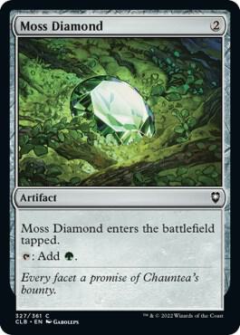 Moss Diamond (327) [Commander Legends: Battle for Baldur's Gate]