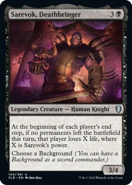 Sarevok, Deathbringer (144) [Commander Legends: Battle for Baldur's Gate]
