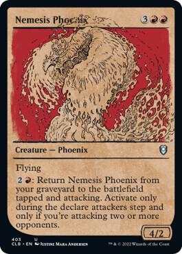 Nemesis Phoenix (Showcase) (403) [Commander Legends: Battle for Baldur's Gate] [Showcase]