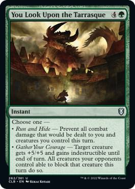 You Look Upon the Tarrasque (262) [Commander Legends: Battle for Baldur's Gate]