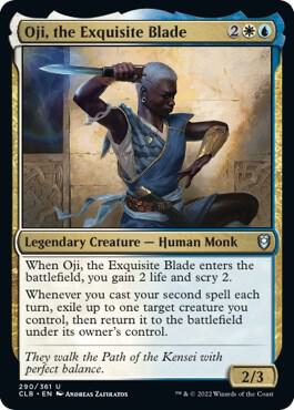 Oji, the Exquisite Blade (290) [Commander Legends: Battle for Baldur's Gate]