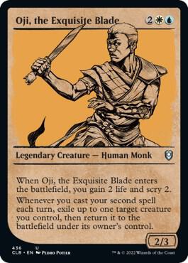 Oji, the Exquisite Blade (Showcase) (436) [Commander Legends: Battle for Baldur's Gate] [Showcase]