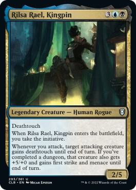 Rilsa Rael, Kingpin (293) [Commander Legends: Battle for Baldur's Gate]