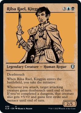 Rilsa Rael, Kingpin (Showcase) (439) [Commander Legends: Battle for Baldur's Gate] [Showcase]