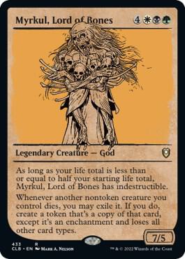 Myrkul, Lord of Bones (Showcase) (433) [Commander Legends: Battle for Baldur's Gate] [Showcase]