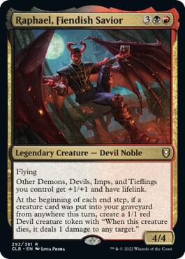 Raphael, Fiendish Savior (292) [Commander Legends: Battle for Baldur's Gate]