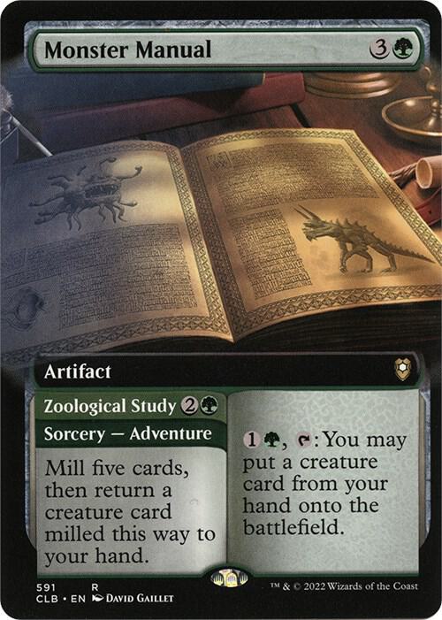 Monster Manual (Extended Art) (591) [Commander Legends: Battle for Baldur's Gate] [Extended Art]