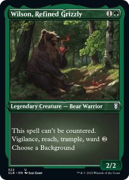 Wilson, Refined Grizzly (Foil Etched) (522) [Commander Legends: Battle for Baldur's Gate]