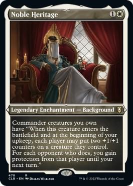 Noble Heritage (Foil Etched) (478) [Commander Legends: Battle for Baldur's Gate]