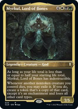 Myrkul, Lord of Bones (Foil Etched) (544) [Commander Legends: Battle for Baldur's Gate]