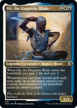 Oji, the Exquisite Blade (Foil Etched) (547) [Commander Legends: Battle for Baldur's Gate]