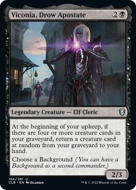 Viconia, Drow Apostate (156) [Commander Legends: Battle for Baldur's Gate]