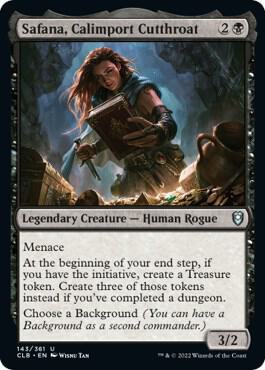 Safana, Calimport Cutthroat (143) [Commander Legends: Battle for Baldur's Gate]