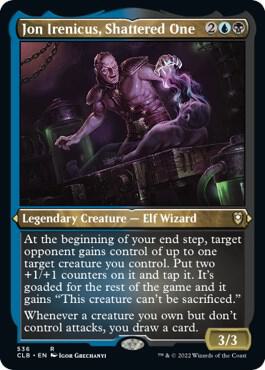 Jon Irenicus, Shattered One (Foil Etched) (536) [Commander Legends: Battle for Baldur's Gate]