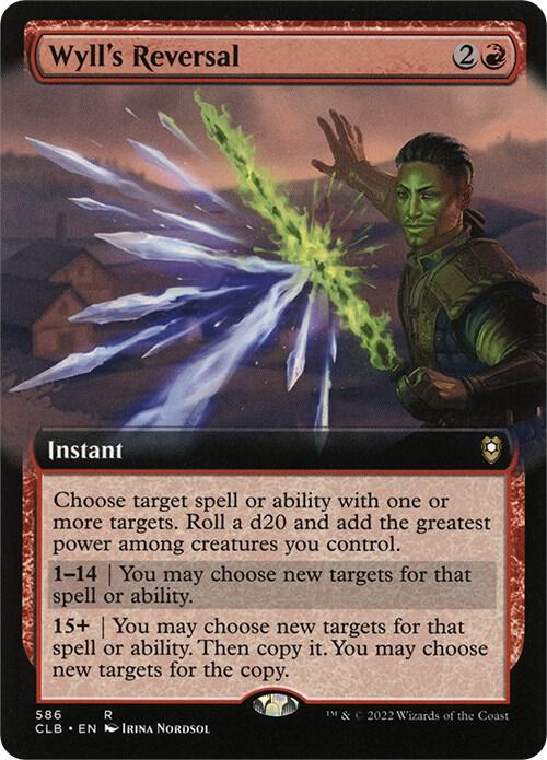 Wyll's Reversal (Extended Art) (586) [Commander Legends: Battle for Baldur's Gate] [Extended Art]