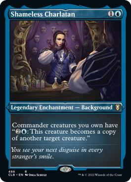 Shameless Charlatan (Foil Etched) (488) [Commander Legends: Battle for Baldur's Gate]