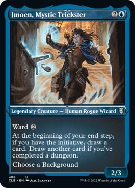 Imoen, Mystic Trickster (Foil Etched) (486) [Commander Legends: Battle for Baldur's Gate]