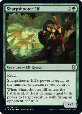Sharpshooter Elf (253) [Commander Legends: Battle for Baldur's Gate]