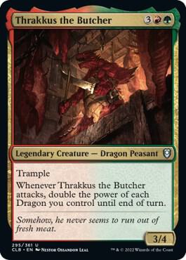 Thrakkus the Butcher (295) [Commander Legends: Battle for Baldur's Gate]