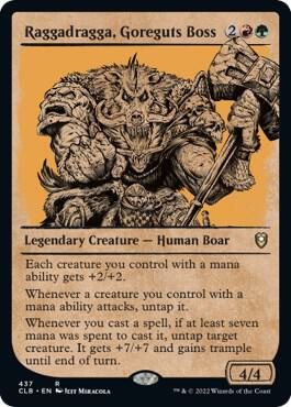 Raggadragga, Goreguts Boss (Showcase) (437) [Commander Legends: Battle for Baldur's Gate] [Showcase]