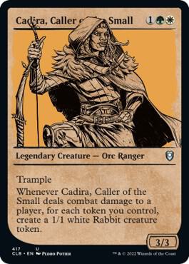 Cadira, Caller of the Small (Showcase) (417) [Commander Legends: Battle for Baldur's Gate] [Showcase]