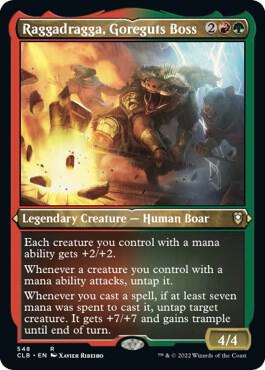 Raggadragga, Goreguts Boss (Foil Etched) (548) [Commander Legends: Battle for Baldur's Gate]