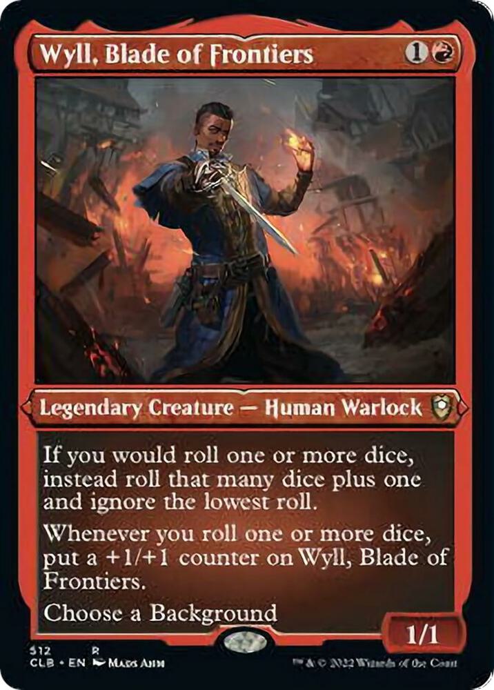 Wyll, Blade of Frontiers (Foil Etched) (512) [Commander Legends: Battle for Baldur's Gate]
