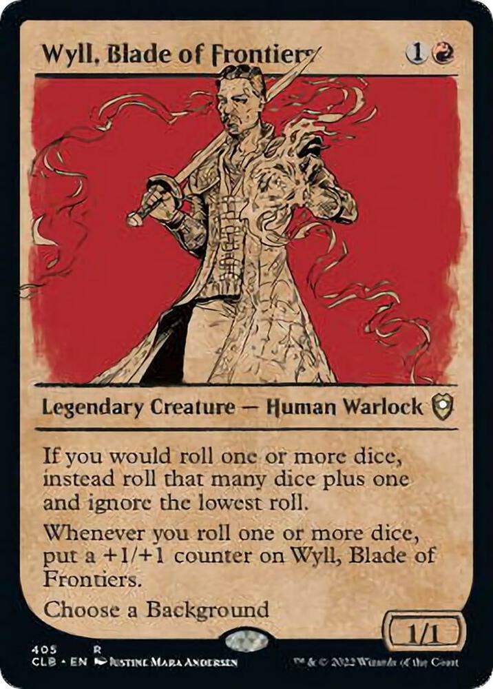 Wyll, Blade of Frontiers (Showcase) (405) [Commander Legends: Battle for Baldur's Gate] [Showcase]