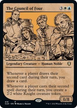 The Council of Four (Showcase) (419) [Commander Legends: Battle for Baldur's Gate] [Showcase]