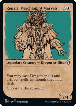 Renari, Merchant of Marvels (Showcase) (386) [Commander Legends: Battle for Baldur's Gate] [Showcase]